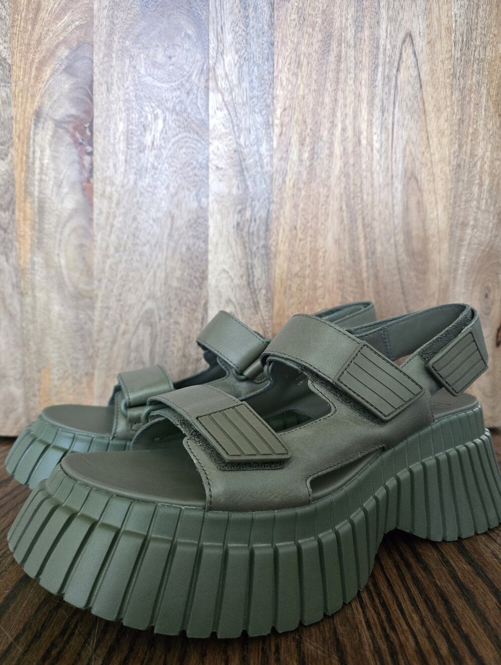 Camper Milah Green BCN Sandals EU 39